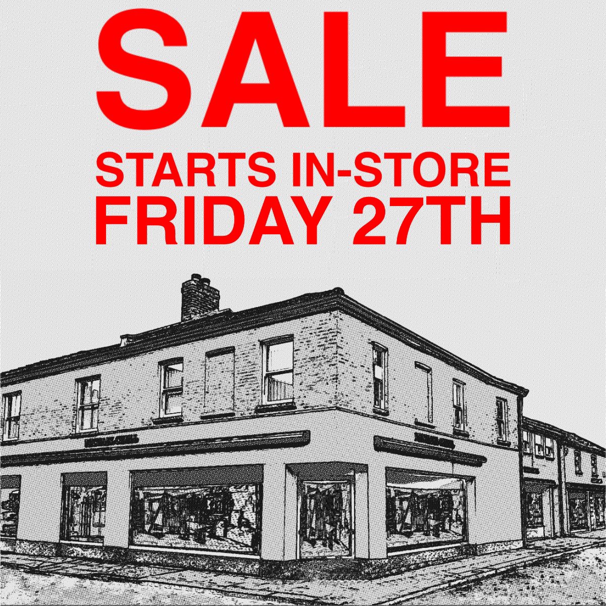 Sale starts in-store friday 27th 10am to 5pm. Or shop online now👇

michaelchell.co.uk/outlet