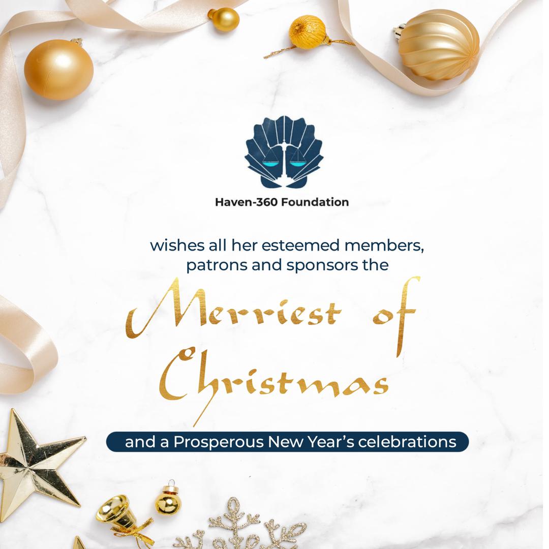 HavenFoundatn's tweet photo. Wishing you a joyous Christmas! Thank you for your unwavering support & trust in Haven360 Foundation. Your generosity brings hope & freedom to unjustly incarcerated individuals. #haven360foundation #MerryChristmas #TransformativeImpact https://t.co/jkliCAzjAx