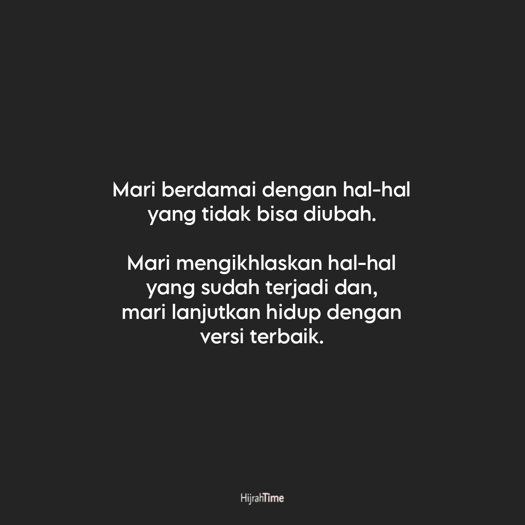 lanjutkan hidup dengan versi terbaik 💙✨