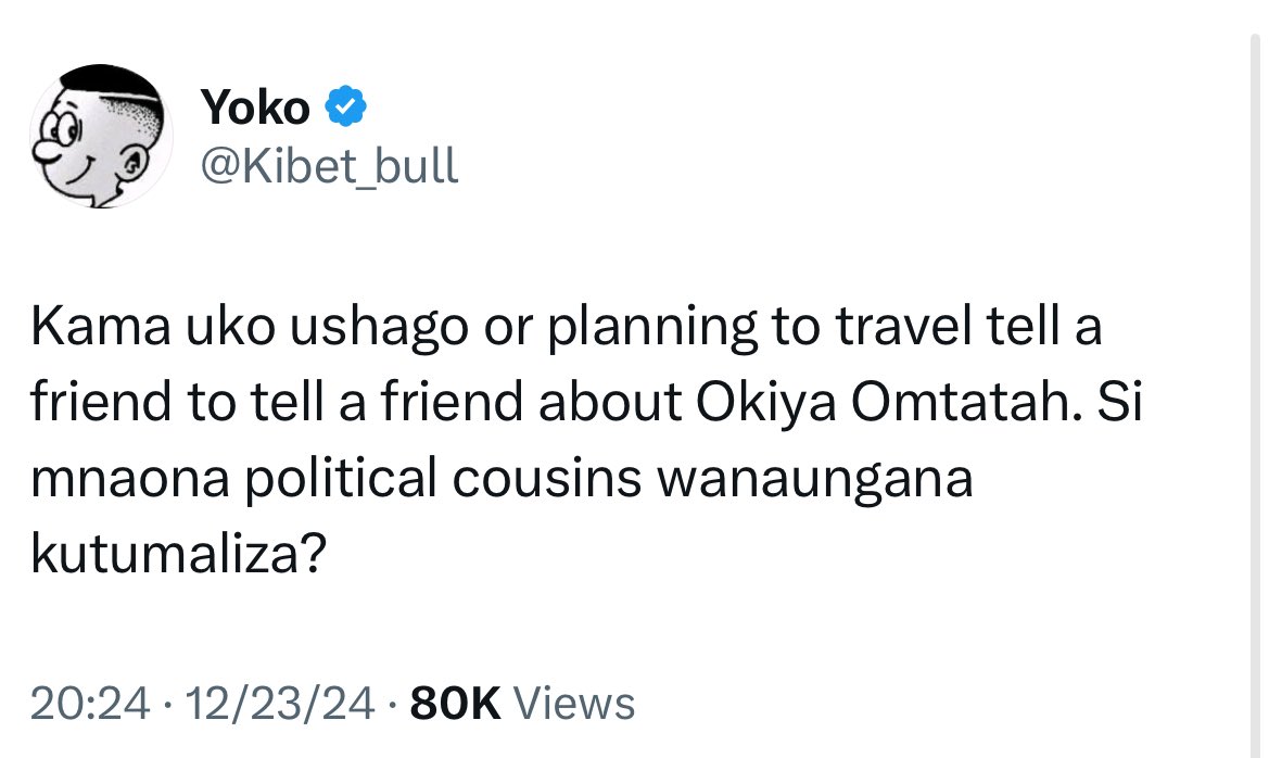 Nyabul Ka'Nyabul (@nyabul4) on Twitter photo My niggah <a href="/Kibet_bull/">Yoko Ndegwah</a> has been abducted. Let's champion for his release. #FreeYoko
Check DM Fvck Pegasus Dinywa My niggah <a href="/Kibet_bull/">Yoko Ndegwah</a> has been abducted. Let's champion for his release. #FreeYoko
Check DM Fvck Pegasus Dinywa