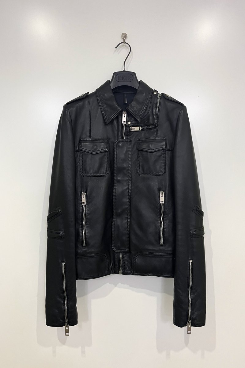 【エレガント★】Dior ルーズフィット ジャケット ブランド古着】エディ期 ラメストライプ テーラードジャケット