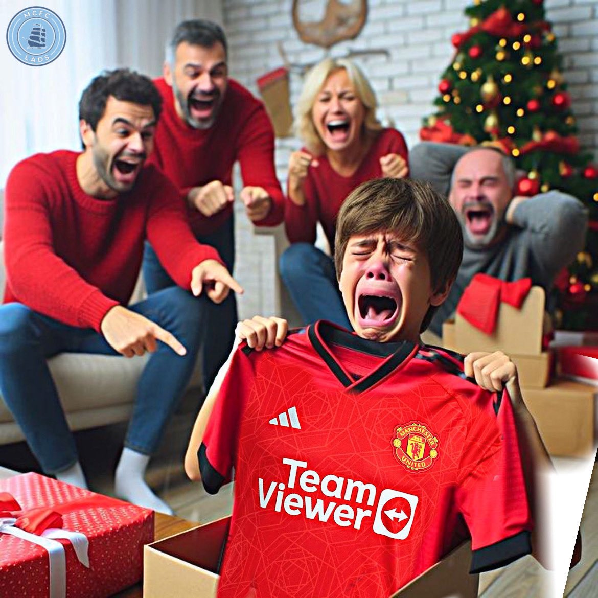 Always think of those less fortunate at Christmas time… 😂