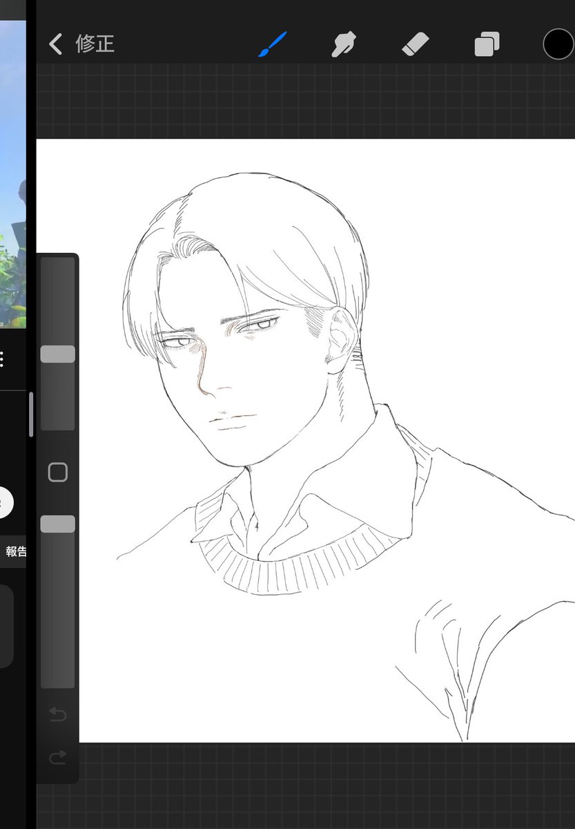 兵長の生誕描こうと思ってたんですが、Apple Pencil壊れました。。中尉も少尉も同じ理由で描いてません😭