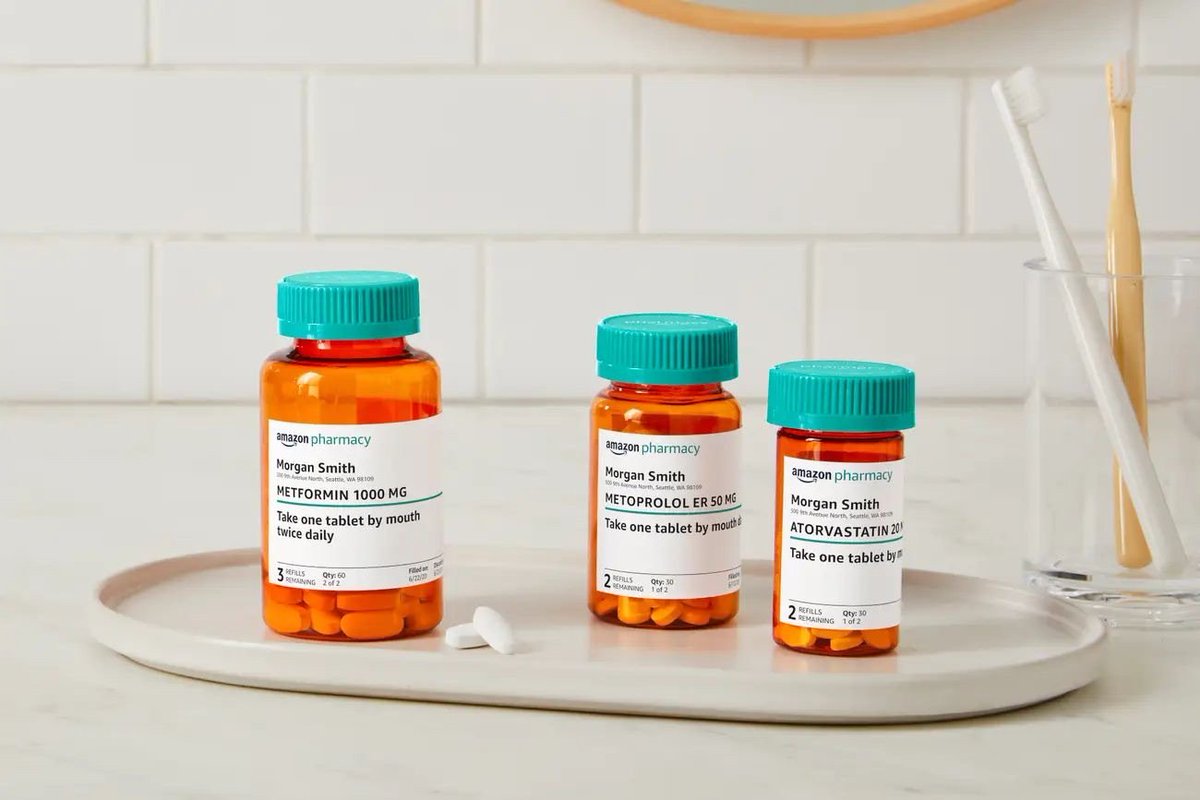 KShevchenkoReal's tweet photo. #AmazonPharmacy is set to hit $2B in revenue this year & it’s not slowing down. A recent survey shows 45% of Amazon shoppers are now eager to buy their meds online, up from 34% last year. With 13% already buying, @amazon disruptes the #PharmaceuticalGame. As the company ramps up same-day delivery & expands its reach, it’s clear that traditional pharmacies need to step up their game. If they don’t, Amazon could soon own this market, leaving legacy brands scrambling to catch up. The prescription business is about to get a whole lot more competitive
Photo: @amazon