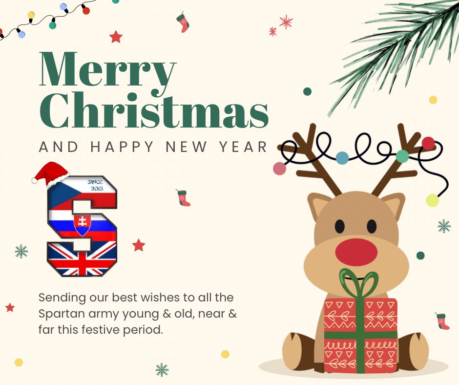 🔴🎅🏼 MERRY CHRISTMAS 🎅🏼🔴

We would like to wish all of the Spartan army a very merry Christmas! ❤️🎄
