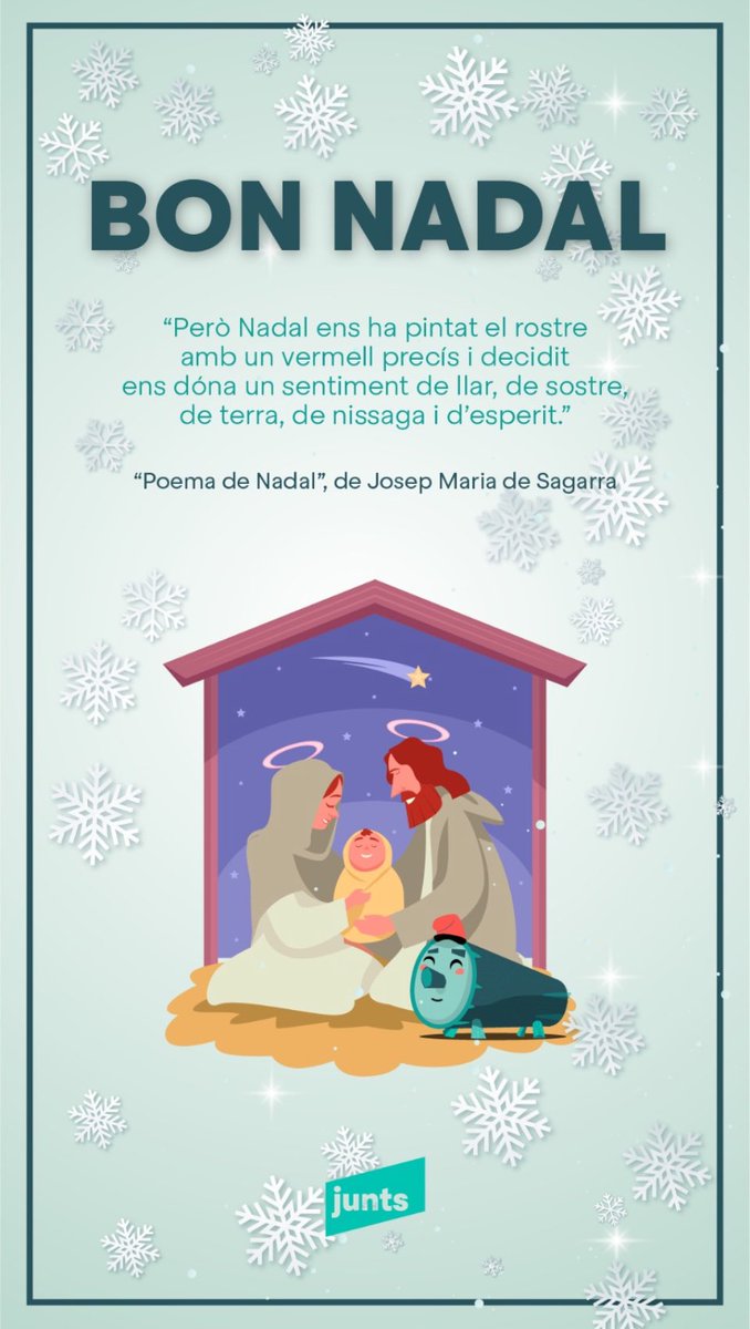 JuntsArenys's tweet photo. Bon Nadal a tothom 🎊

#JuntsperCatalunya
#juntsarenys https://t.co/npyrOtfGP2