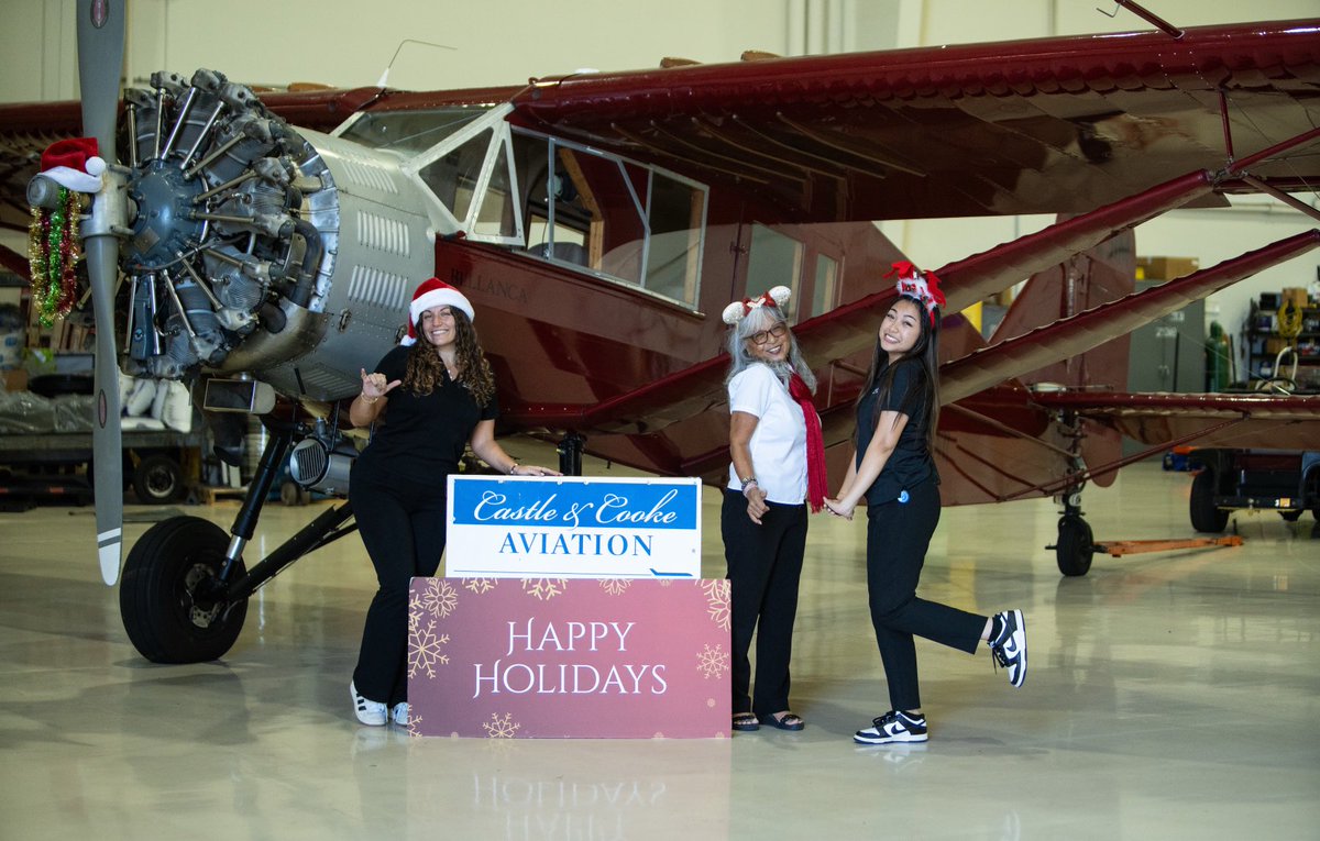 Mele Kalikimaka from Castle &amp; Cooke Aviation Honolulu