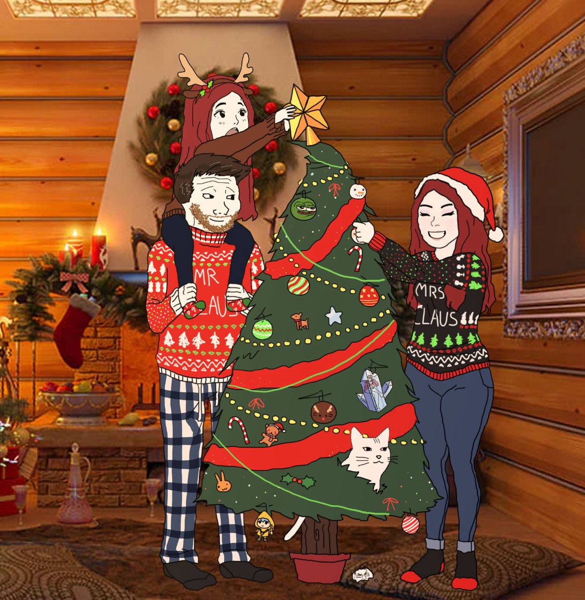 Merry Christmas from the wifejak family to you. 🎄