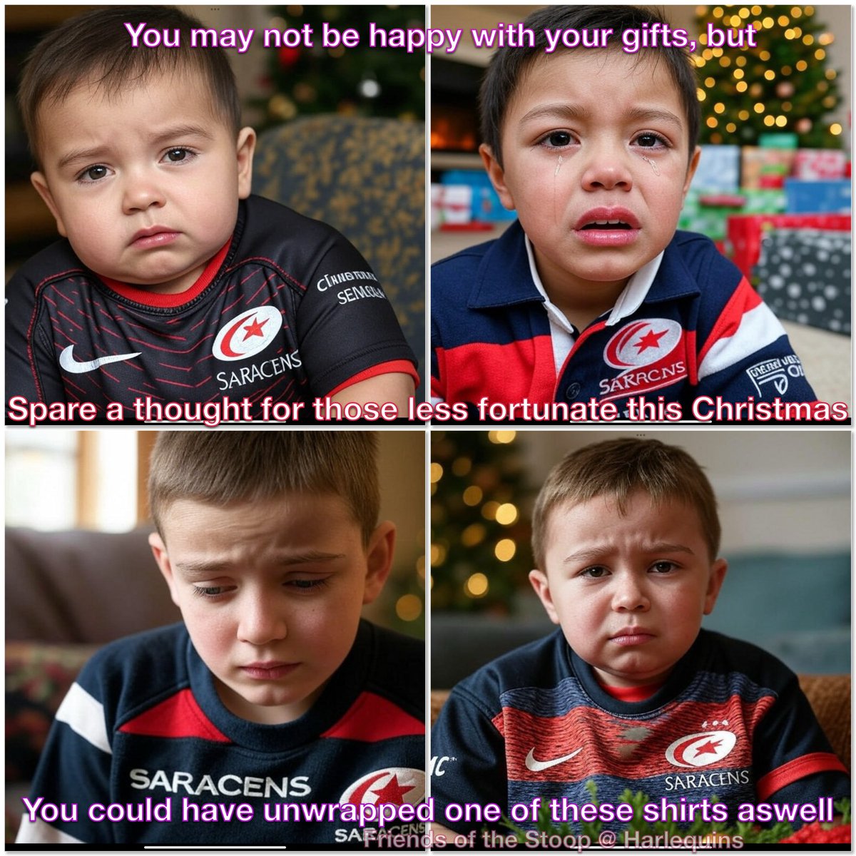 Harlequins well it wouldn’t be Christmas without