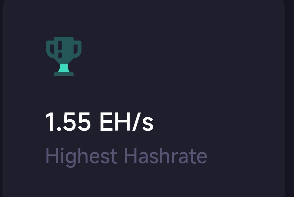 Canmirex's tweet photo. #Kaspa hits a new milestone with a record hash rate of 1.55 EH/s! 💪 

This achievement means the network is more secure and efficient than ever, with miners' combined power reaching new heights. 
$KAS 
#Bitcoin #Crypto #Ethereum #Altcoins https://t.co/XnY0EmxSn1