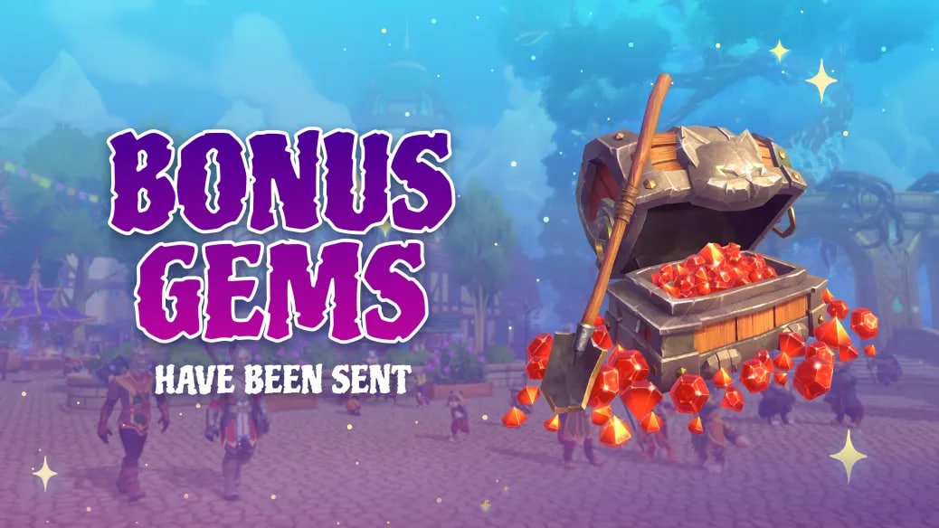 Bonus Gems Sent! 💎

As previously announced, we've increased the number of gems in packs on Open Loot. We promised Bonus Gems to users who purchased packs before the increase, equal to the difference in value.

If you bought packs before the changes, check your account! We've
