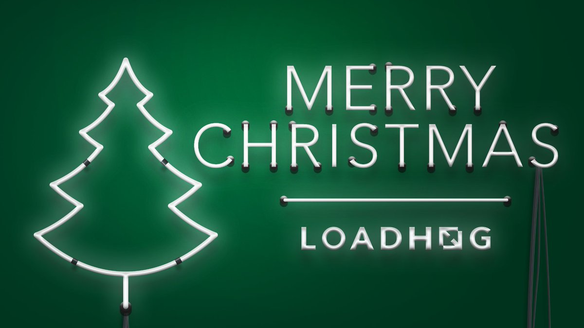 Sending you all festive wishes and joy from everyone at Loadhog! 🎄