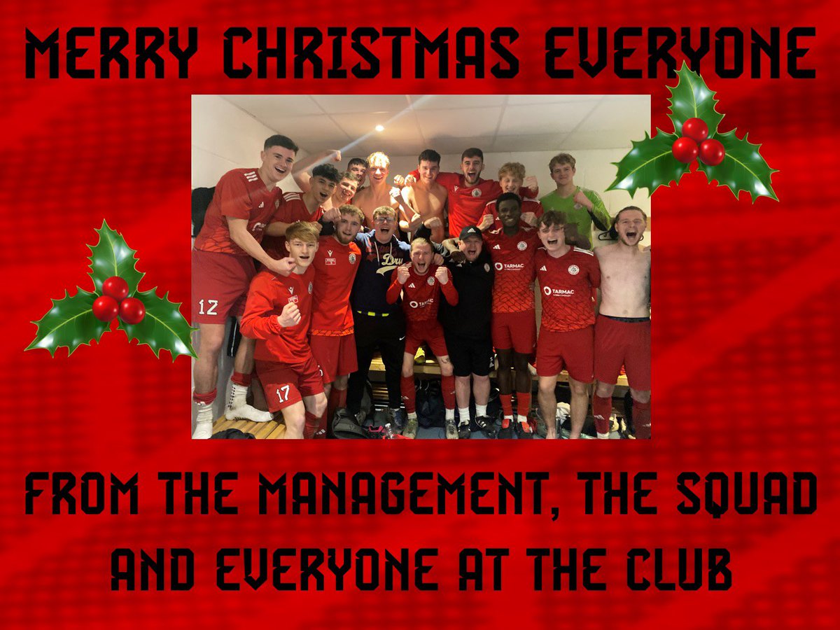AshtonUtdYouth's tweet photo. Merry Christmas everyone from @RySmith900, the staff, squad and everyone connected with the club 🎅❤️ https://t.co/dz8way7ac7