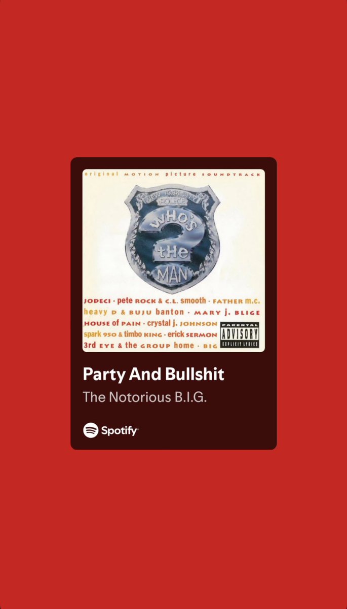 [rkive] instagram story 

[🔗party and bullshit by the notorious B.I.G open.spotify.com/track/5mqPg2dy…]