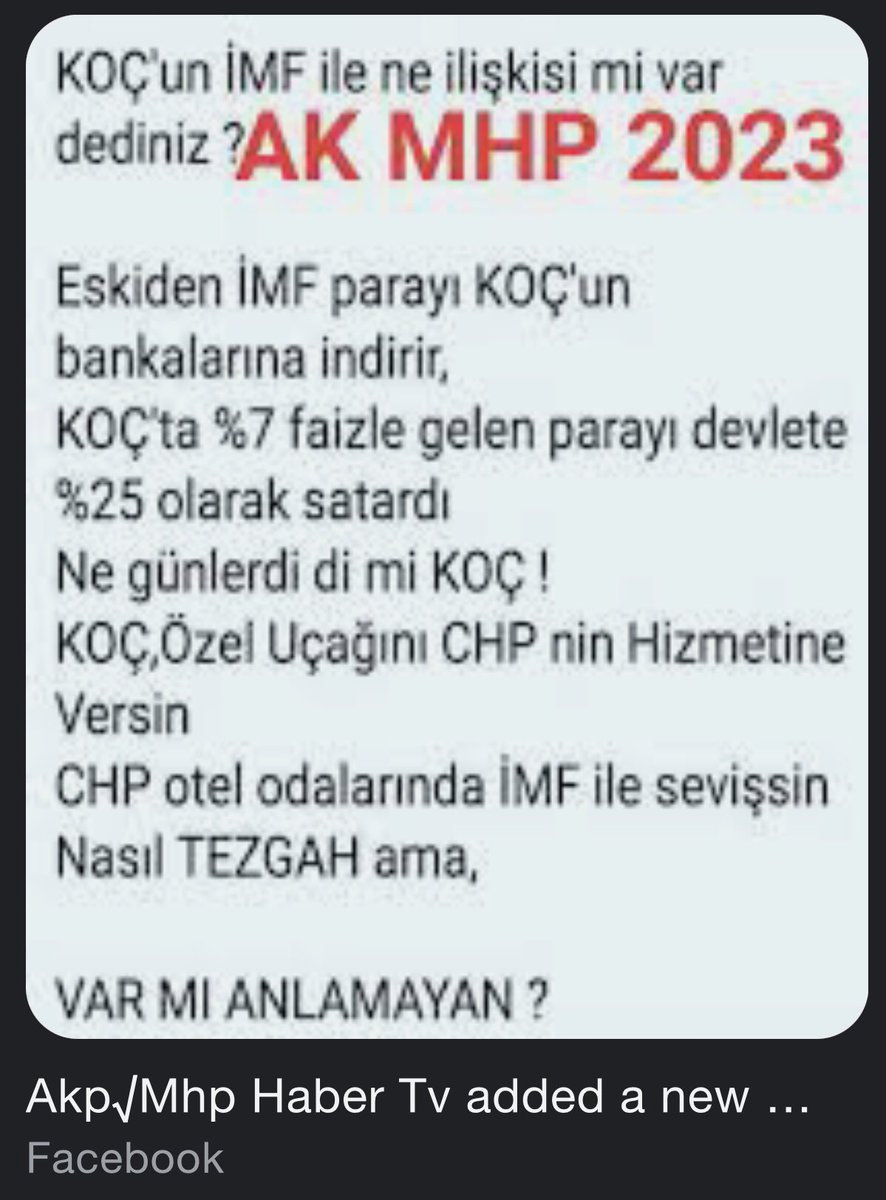 <a href="/sabriamcaparodi/">Sabri Amca (caps)</a> Üreten bir toplum olsak herkes VERGİSİNİ ödese kimse ben açım diye gidip CHP 10.000 TL OYUNU SATMAZ.Türkiyede CHP ARKA BAHÇESİ STK PARA kazandırıyorsun HAKINI bile alamıyorsun bu STK larda VERGİ bile ödemiyor.CHP ödemediği VERGİLERLE kaç kişinin cebine FAZLA dan para girer sizce?