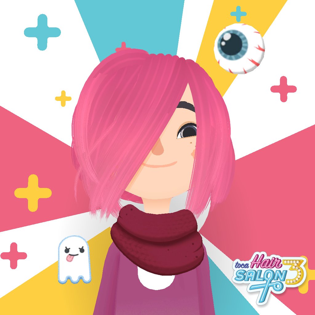 picmitsuba's tweet photo. mitsunene i made on toca boca hair salon 3 pls support https://t.co/Z6gZIgEd6I