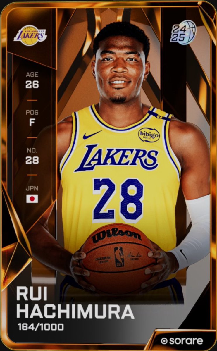 🎁 𝗖𝗢𝗡𝗖𝗢𝗨𝗥𝗦 𝗗𝗘 𝗡𝗢𝗘̈𝗟 🎁 

Une carte sorare de Rui Hachimura à gagner 🐐 

 Pour participer :   
1⃣ RT + ❤️ &amp; follow <a href="/Lakers_World_Fr/">Lakers World France 🇨🇵</a> &amp; @SorareNBALive 

🎰 TAS le mardi 31 décembre
