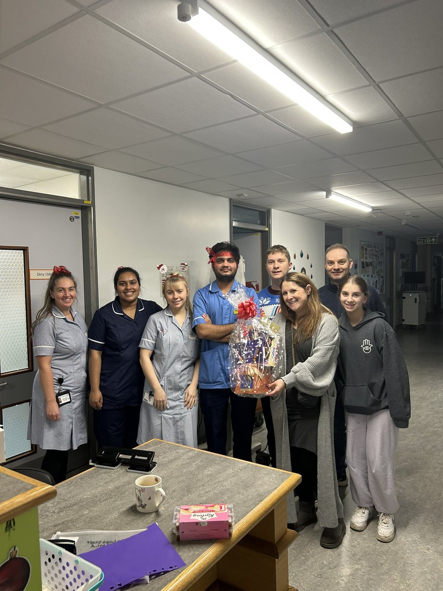On behalf of the Manchester Jewish Community, we delivered a Thank You gift to the hardworking staff at the dermatology unit at Salford Royal Hospital #atimetosaythankyou
