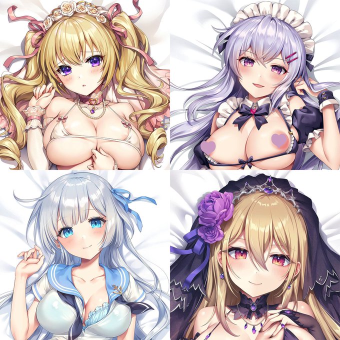 【再販告知①】 
過去に頒布した、ごましおポン酢先生(@gomashio_ponz)のオリキャラ4種を「A&J ライクトロンリッチ」に生地違いにて再販です。

こちらも締め切りは2025年1月8日までとなります。
https://t.co/Mbmew3gWF8 