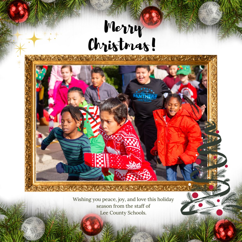 Make a break for those presents kids! 

Merry Christmas from our #LCSfamily to yours! We hope you find rest, joy, peace, and enjoyment this holiday season. We can't wait to ring in the New Year &amp; second semester with you all soon!
