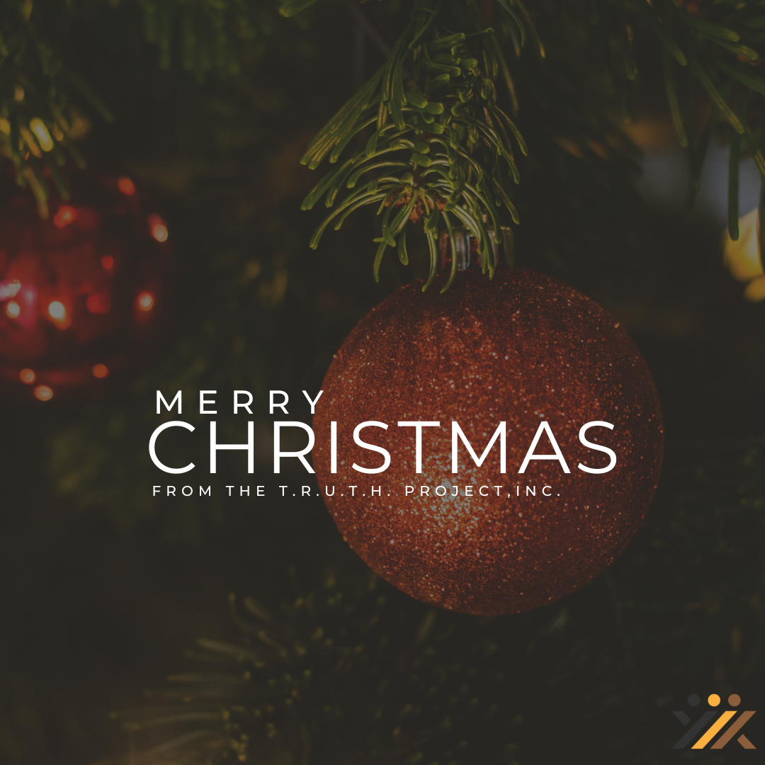 TruthProjectHTX's tweet image. Merry Christmas and Happy Holidays to you and your loved ones from The T.R.U.T.H. Project, Inc. 

#MerryChristmas #TruthProjectHTX #happyholidays