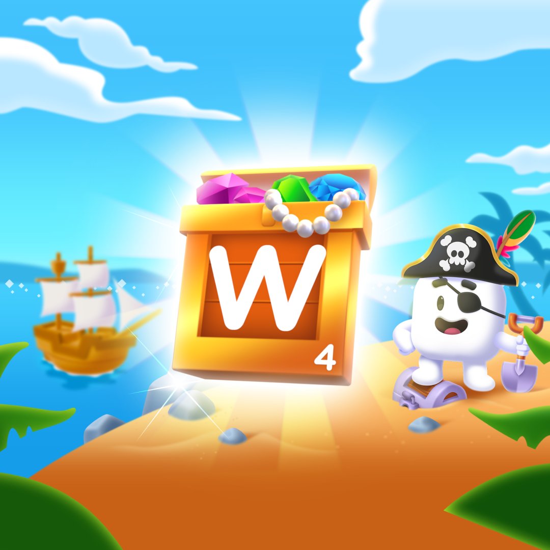 WordzeeGame's tweet photo. 🏴‍☠️ Ahoy, Wordzee pirates! Treasure Quest RETURNS with a brand-new twist! 🏴‍

Set yer compass and grab yer shovels, because every Wordzee game you play earns you shovels to unearth treasures across our adventure map! 🪙 
an you dig it up before the sands of time run out? ⏳ https://t.co/X38OheSwnw