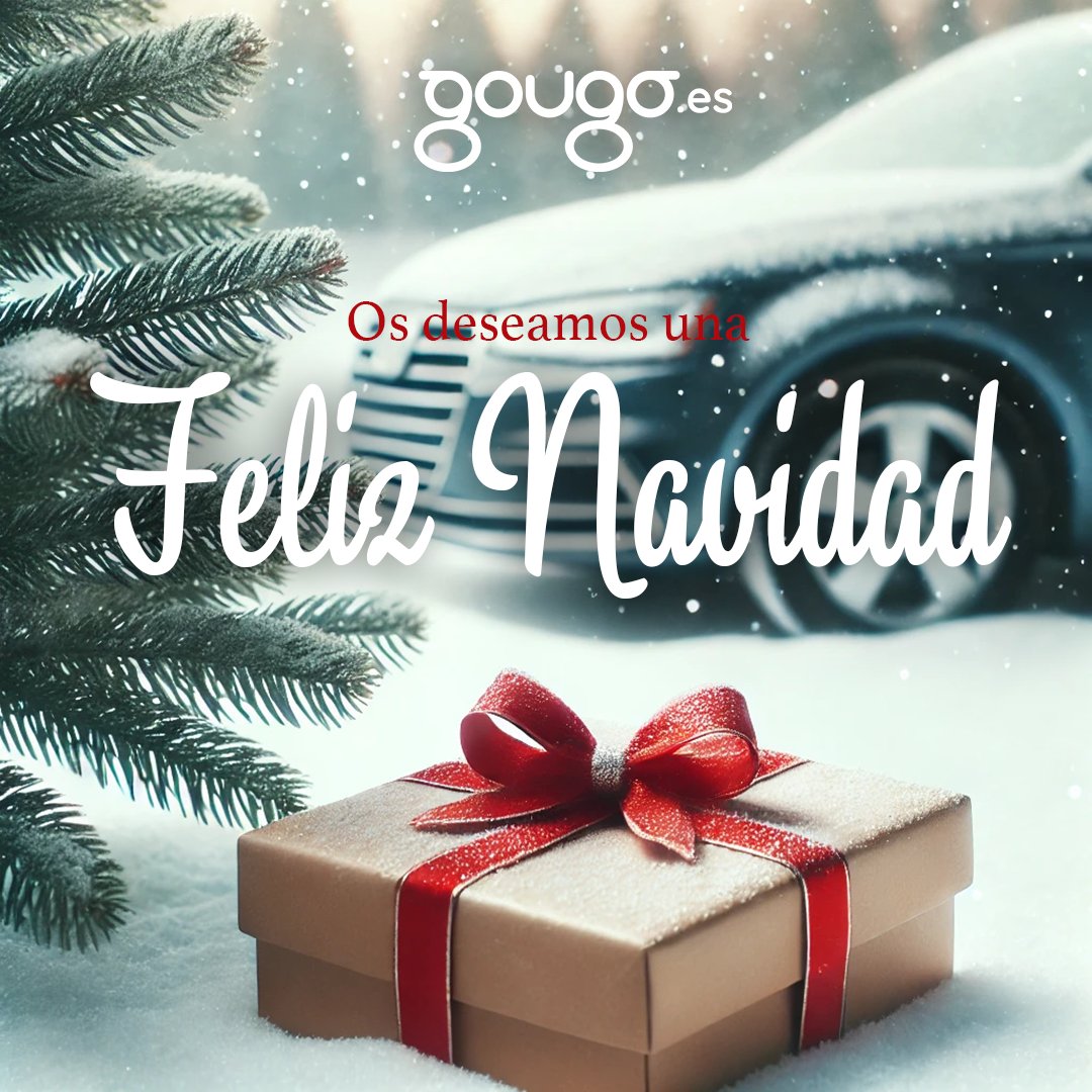 🎄✨ ¡En Gougo.es te deseamos una Navidad llena de alegría, sueños cumplidos y nuevos comienzos! 🚗💨 Gracias por confiar en nosotros.

¡Felices Fiestas! 🎅🌟

#FelizNavidad #gougo