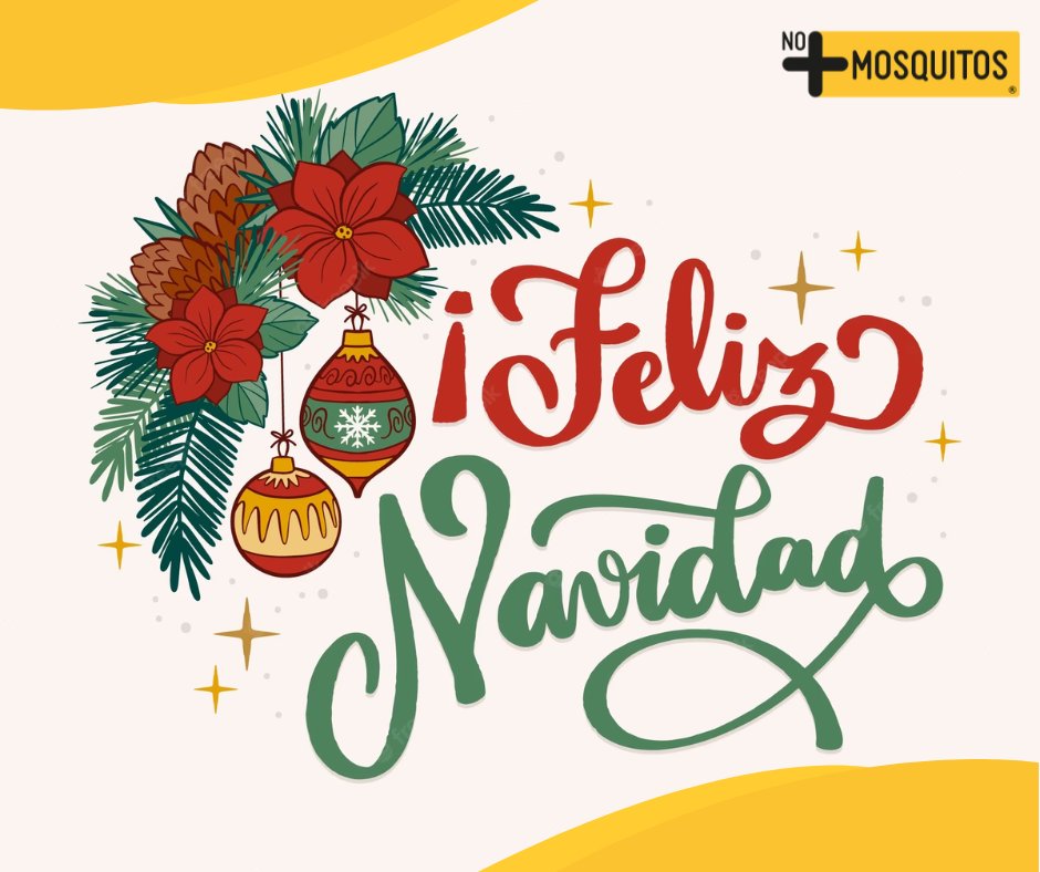 nomasmosquitos's tweet photo. ¡Desde No+Mosquitos les deseamos Feliz Navidad y próspero año 2025! https://t.co/iNxRN4UJQl