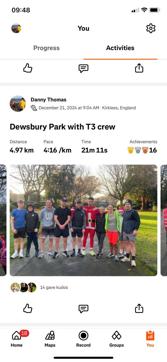 Love a park run @ Crimbo - Merry Christmas friends hope you all have a great day 🎉🍾