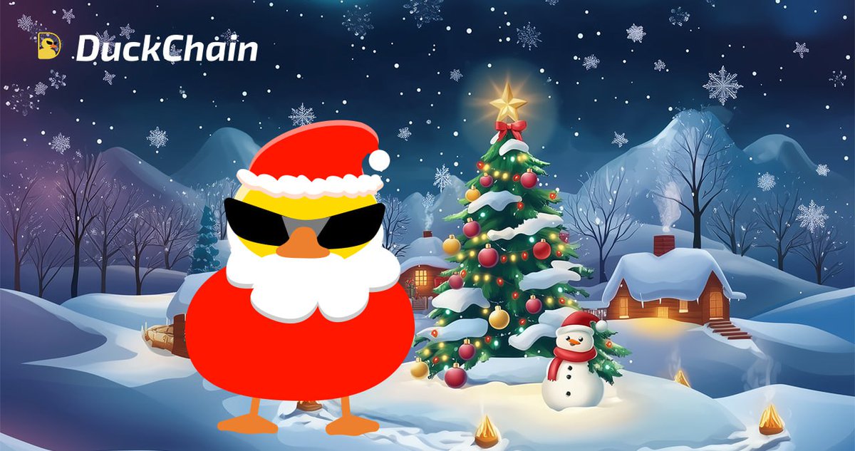 My Duckmas wish is for DuckChain to reach 1 million followers before 2025!

Will you help make this wish come true?

▶ RT + Follow <a href="/Duck_Chain/">DuckChain</a>

🎁 A small Duckmas gift(500 USDT) to 10 lucky duckies!