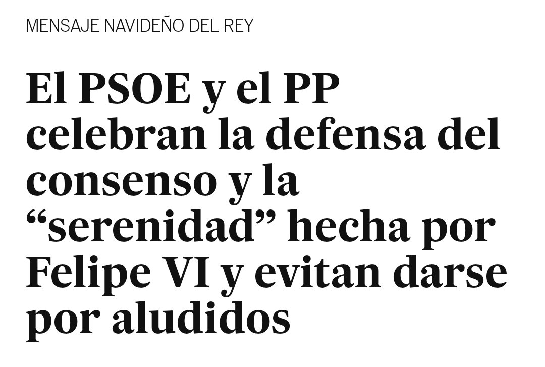 El PP: "eso! Que se enteren los del PSOE!"

El PSOE: "eso! Que se enteren los del PP!"

Y así en bucle año tras año...