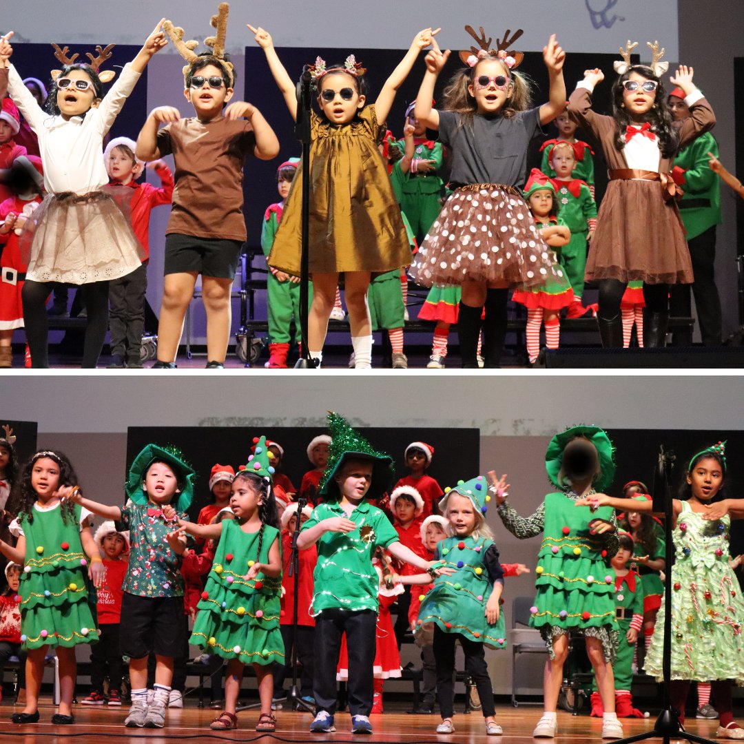 DwightSchoolDXB's tweet image. Our Early Years students took to the stage for their final performance of 2024! They sang their hearts out, dancing and performing a selection of festive favourites that left everyone smiling!

#SparkOfGenius #DwightSchoolDubai #IB #DwightDifference