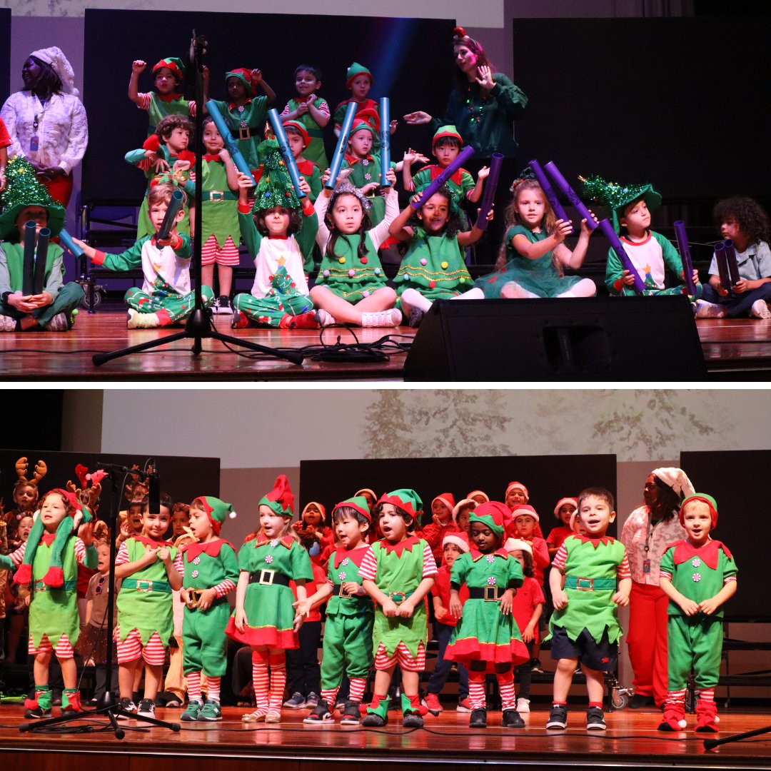 DwightSchoolDXB's tweet image. Our Early Years students took to the stage for their final performance of 2024! They sang their hearts out, dancing and performing a selection of festive favourites that left everyone smiling!

#SparkOfGenius #DwightSchoolDubai #IB #DwightDifference