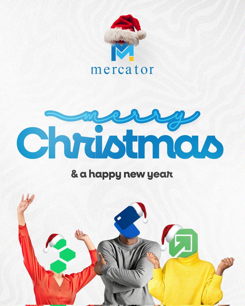 mercatorng's tweet photo. Wishing you a Merry Christmas and a Prosperous New Year from Mercator technologies 💙🎁 https://t.co/Qfey2GfgGZ