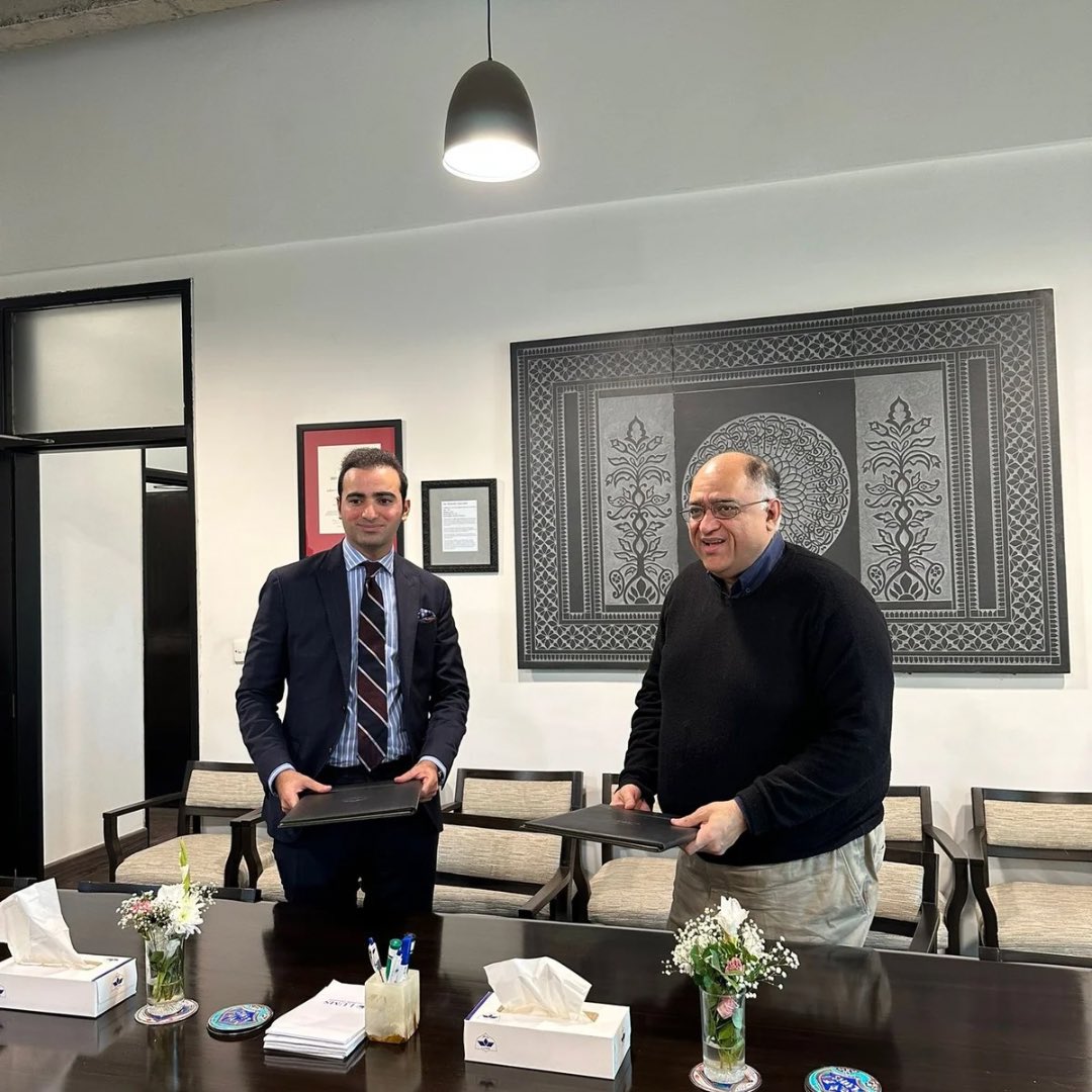 Excited to announce the OPP-LUMS Faculty Exchange Initiative! 

Formalized through an MOU signed by Dr. Ali Cheema (VC LUMS) &amp; Dr. Talha Pirzada (OPP Co-Founder), this initiative enables an Oxford scholar to visit LUMS annually as the "Syed Babar Ali-OPP Visiting Fellow."
#opp