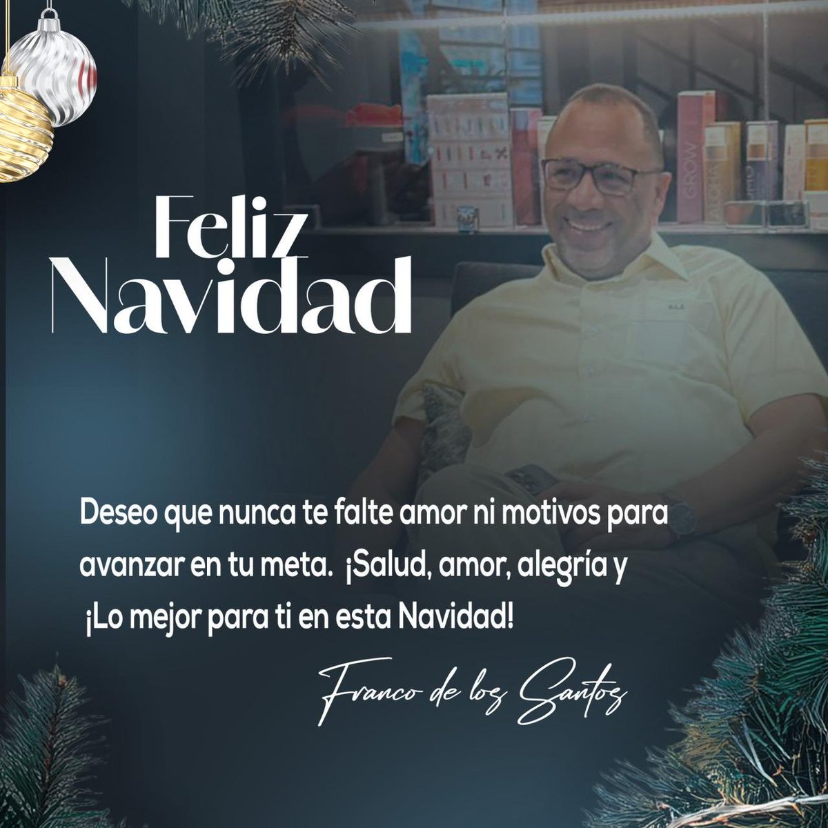 Mis mejores deseos de bienestar en Navidad!!