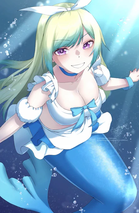 過去のSkeb絵はこちらです競泳水着や人魚が得意ですも受け付けてます 