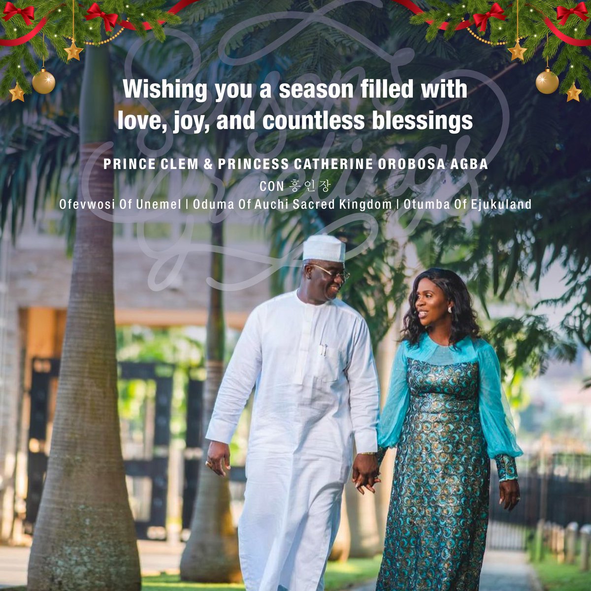 This Christmas, may the light of Jesus Christ’s love shine upon us, filling our homes with countless blessings and guiding our beloved country toward peace and prosperity.

Merry Christmas, everyone!

#ClemAgba #PCA