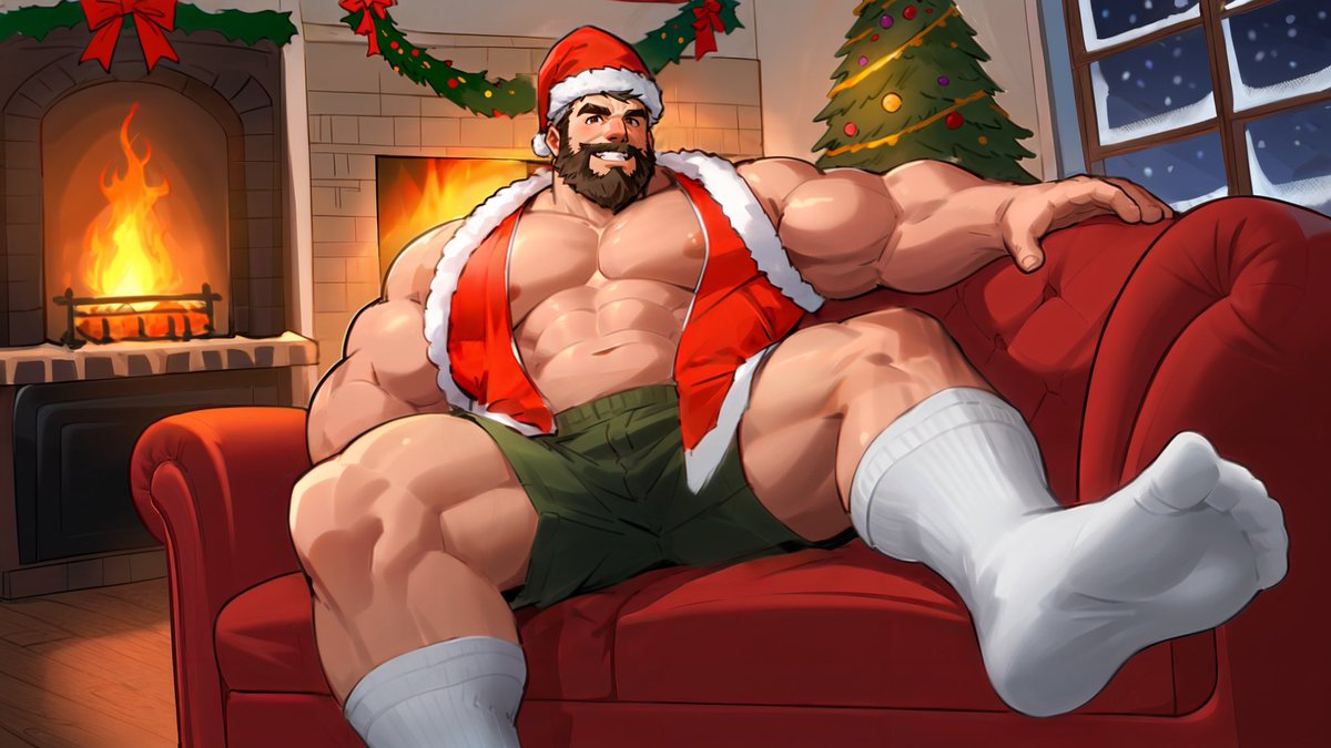 CAKES_1069's tweet photo. Merry Christmas！#bara #aigc https://t.co/HgDRITZVCO
