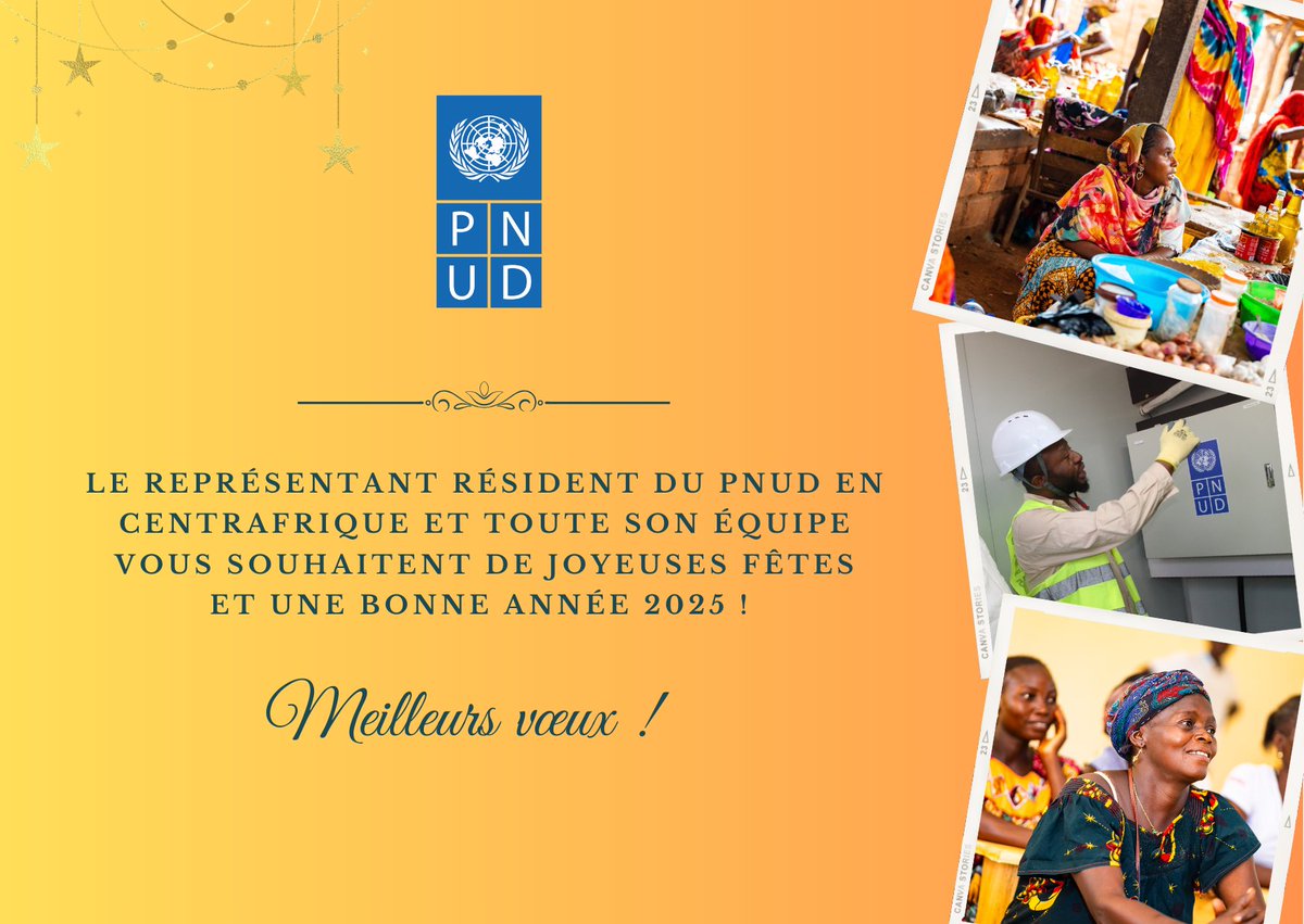 Joyeuses fêtes
Happy holidays 🎉🥳🎁

🇨🇫🤝🇺🇳