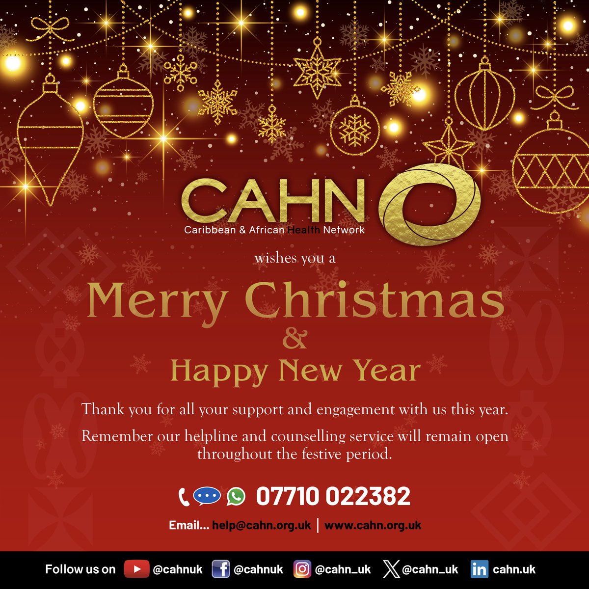 Wishing you and yours a glorious &amp; peaceful Christmas 🎄⭐️🎈

Many blessings 🙏🏾🙏🏾🙏🏾