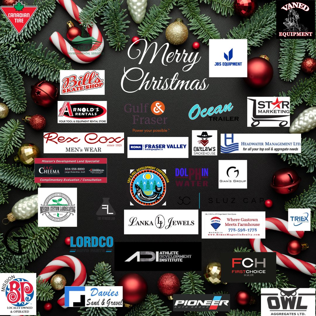 Wishing all of our community sponsors a very Merry Christmas! Thank you for your continued support!