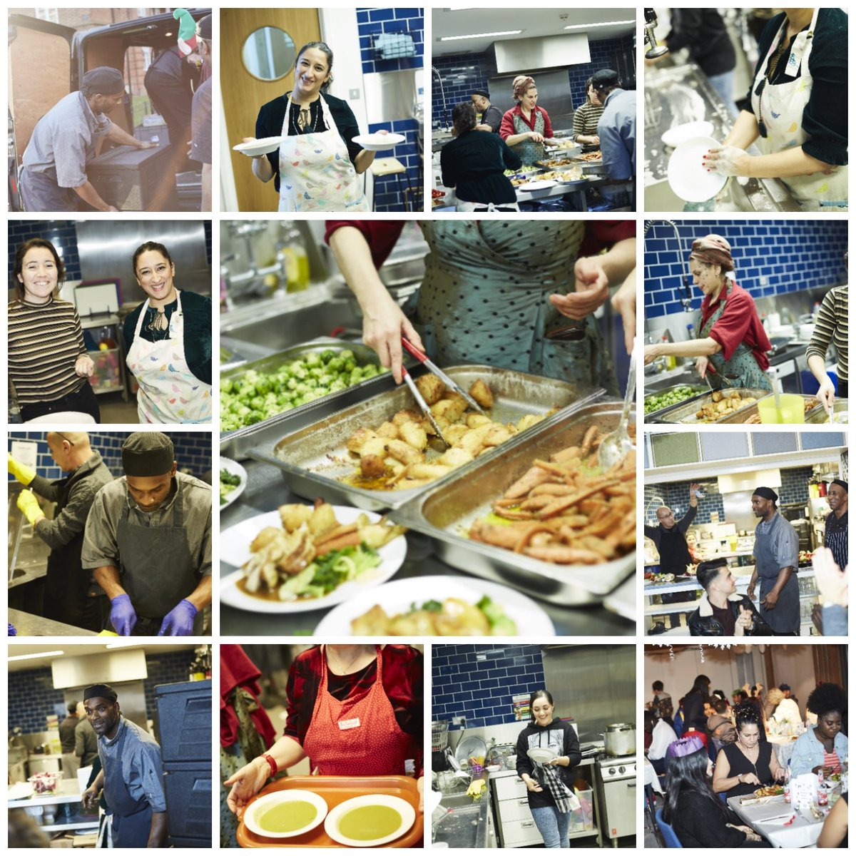 'How do you hold on' said night   
'To love throughout the day?'  
'To keep what I have' said light   
'I have to give it away'.

Photo: The Christmas Dinners are for care leavers between 18 to 25 years old. Thanks to thousands of you who have supported The Christmas Dinners.