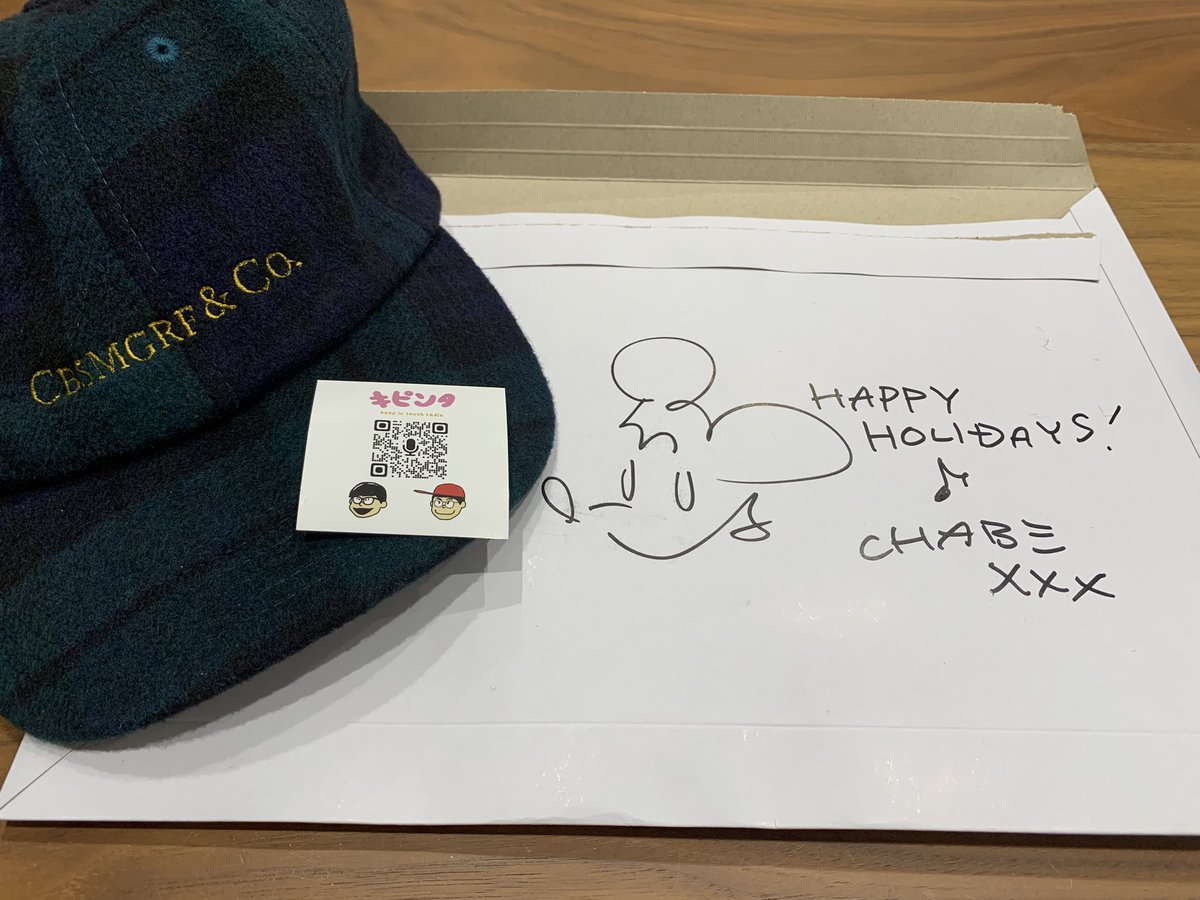 sada314104's tweet photo. キュビズモキャップ🧢届きましたー！😭🎄✨
CHABEさん✨素敵なメッセージとキピンタのステッカーまで‼︎😭✨✨
本当にありがとうございます！！🥹
#CUBISMOGRAFICO 
#CHABE https://t.co/KzzgUFX5Fv
