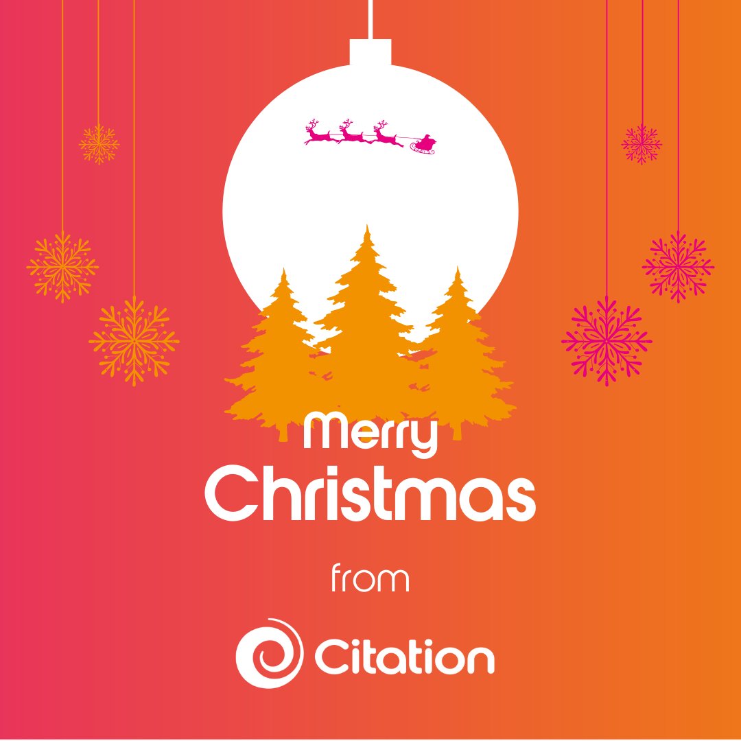 The team here at Citation wishes you a Merry Christmas🎄❄️. 

#MerryChristmas