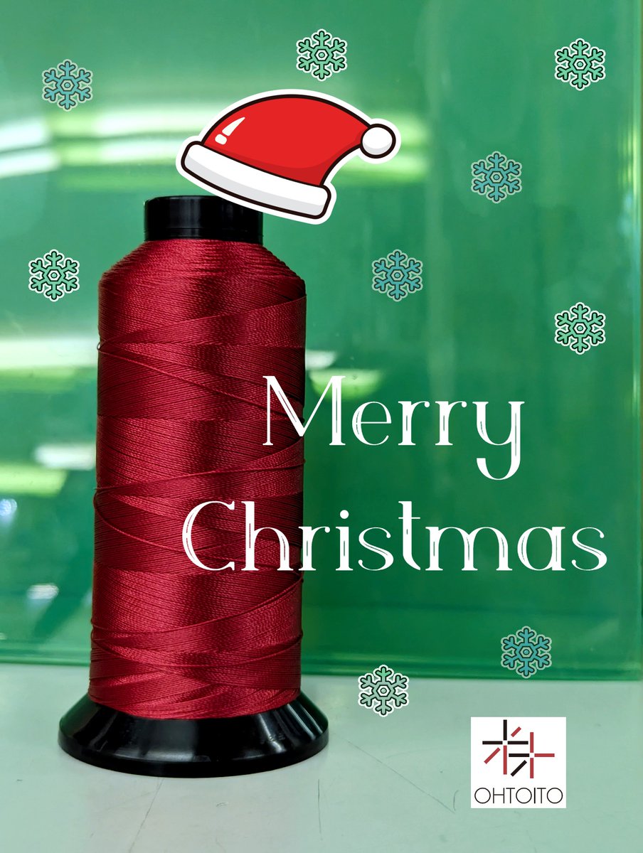 Vinymo_ohto_JP's tweet photo. Merry Christmas from all of us at Ohto Ito! This holiday season, let your creativity shine with our MBT Glitter! Wishing you joy and creativity!🎄✨
#MerryChristmas #Christmas2024 #OhtoIto #大戸糸店 #ビニモ #MBTglitter #GlitterThread #QualityThread #leatherwork #sewing #tokyo https://t.co/1o5aAXzVXS