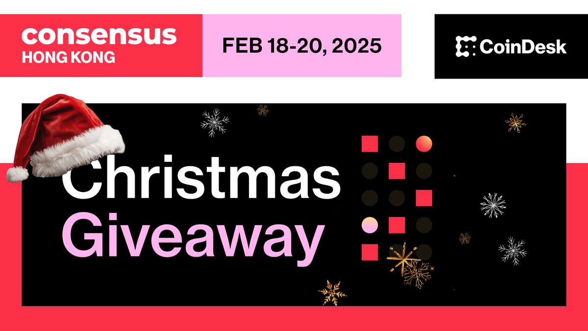 Merry Xmas 兩日限定聖誕抽獎🎄
抽 2 位幸運兒來贏取 2 張  <a href="/consensus2025/">Consensus 2025</a> 門票
即是：可以帶多一個人同你一齊去全港最大 Web3 盛事

一年得一次聖誕節，我地 MB 當然襯今日開心日子
準備左個開心驚喜送比大家🤭

參加抽獎只需簡單 2 步：
1️⃣ 轉發＋ @標記一位朋友
2️⃣ 追蹤 <a href="/consensus_hk/">Consensus Hong Kong</a>