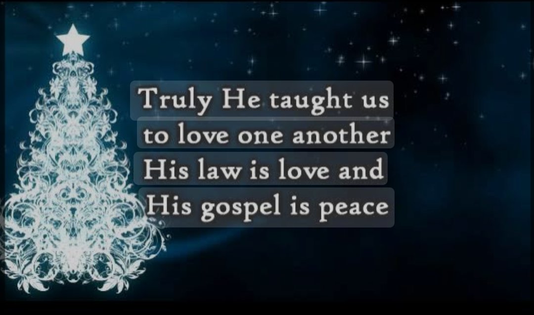 A thrill of hope, the weary world rejoices
#MerryChristmas