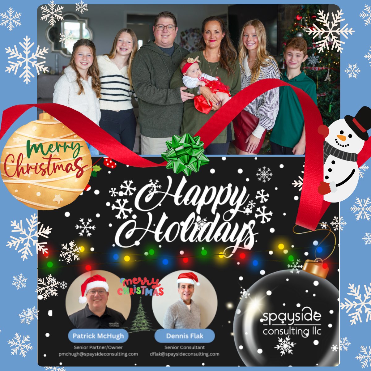 SpaysideL's tweet photo. 🎄Merry Christmas and Happy Holidays!🎄

From our family to yours, wishing you a wonderful holiday season and a happy new year. Looking forward to more amazing partnerships in the coming year! https://t.co/9U5YqLeU7d