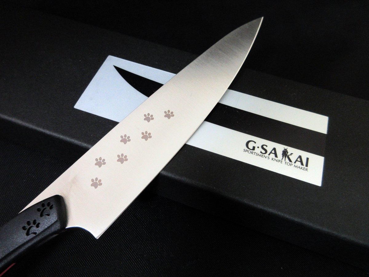 【新春プレゼント企画】  
可愛くても切れ味抜群のペティ包丁ニャイフキッチンを一名様にプレゼント！  
＜応募方法＞   
 ①このアカウントをフォロー     
②このツイートをRP（リポスト）   
 ③このツイートに 
 #Gサカイの猫包丁　
をつけて返信 2025/1/14 AM8:00〆